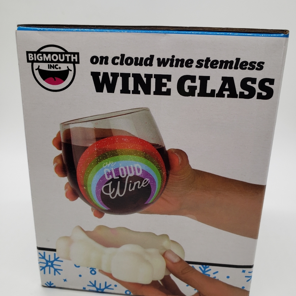 On Cloud Wine Stemless Wine Glass and Coaster
